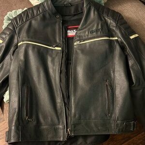 BILT Alder 2 Perforated Leather Motorcycle Jacket – Size 48
